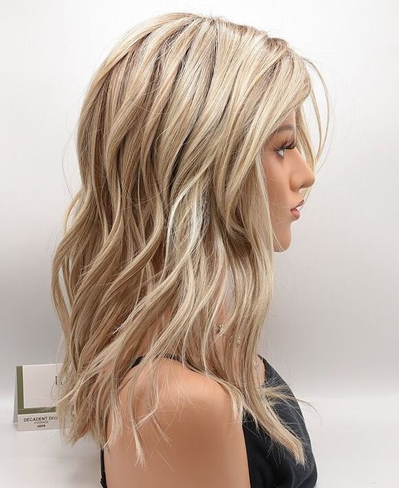 DECADENT DIVA Wig by RAQUEL WELCH, RL19/23SS Shaded Biscuit Hand-Tied + Lace NEW main image 10